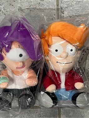 Futurama Fry & Leela Plush Character Set